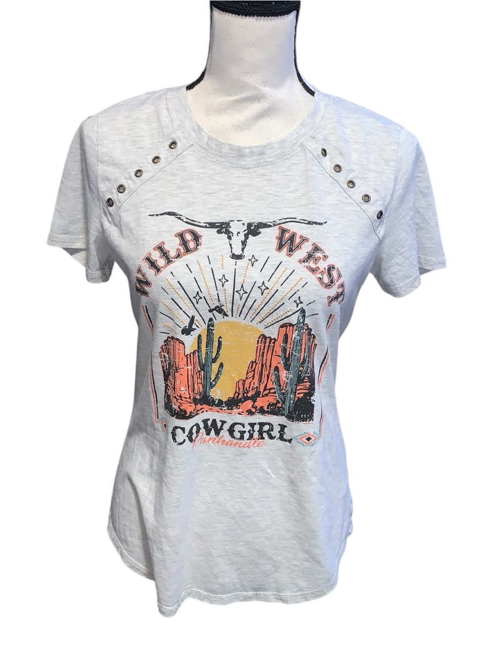 Panhandle Rock & Roll Women's Wild West Cowgirl Tee